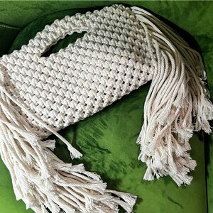 Crochet clutch handbag NWT